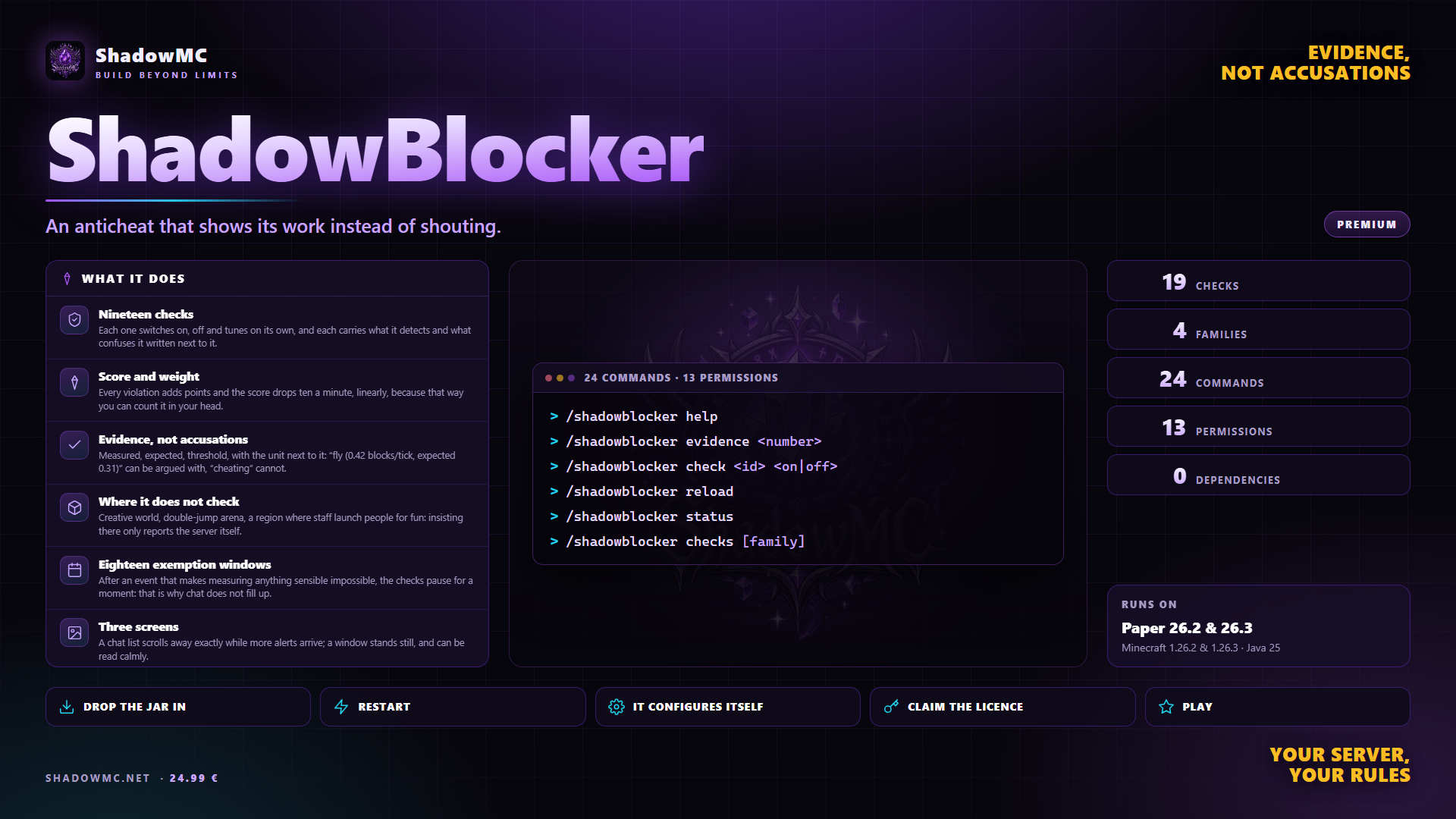 ShadowBlocker — An anticheat that shows its work instead of shouting.